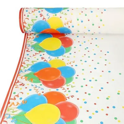 Produktbild von Tischdecke, stoffähnlich, Vlies "soft selection plus" 40 m x 1,18 m "Lucky Balloons"