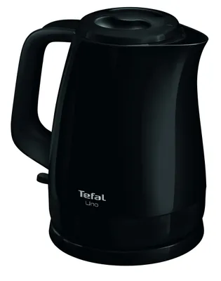 Produktbild von Tefal KO1508, 1,5 l, 2400 W, Schwarz, Kunststoff, Wasserstandsanzeige, Drahtlos