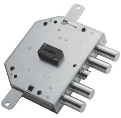 Immagine prodotto di serratura porte blindate a doppia mappa art. 89c755 mottura e60,5 dx