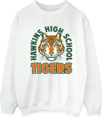 Produktbild von Netflix - "Stranger Things Hawkins" Sweatshirt für Damen BI35888 (L) (Weiß)