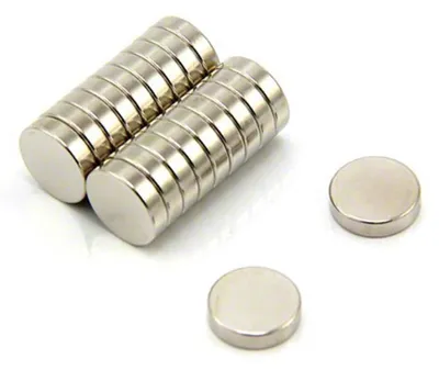 Neodym-Magnete N35, 12x3 mm, 2 kg Zugkraft, 20 Stück
