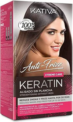 Produktbild von KERATIN ANTI-FRIZZ Glättung ohne Eisen xtrem Pflege 30 Tage 3 Einheiten
