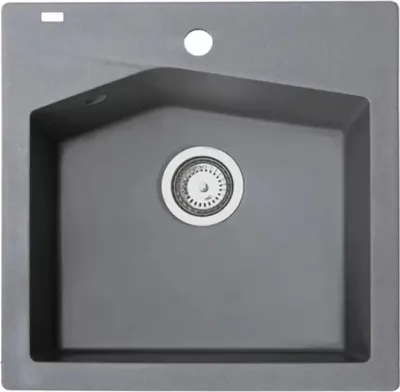Obrázek produktu pro Kuchyňský dřez Metalac X Linea 50 Granit 500 x 500 mm Sifon 90 mm Grafit