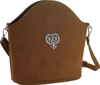 Produktbild von Handtasche Blütenherz - braun