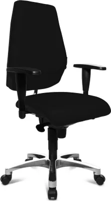 Produktbild von Drehstuhl Sitness 30 - schwarz Universalrollen.