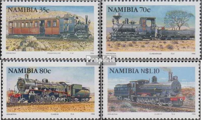 Produktbild von Briefmarken Namibia - Südwestafrika 1994 Mi 780-783 (kompl.Ausg.) postfrisch Züge