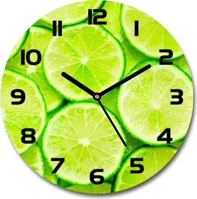 Produktbild von Wanduhr aus Glas 30fi Glasbild Glasuhr Gehärtetes Glas - schwarze-zeiger - limes