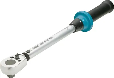 Produktbild von HAZET 5120-3CT, Klick-Drehmomentschlüssel, Mechanisch, 1/4", 1 - 9 Nm, 4%, Schwarz, Blau
