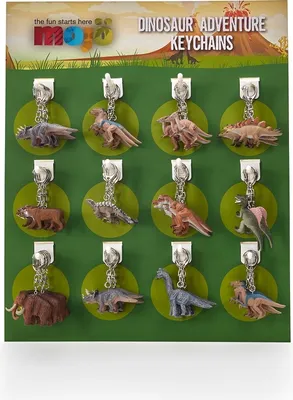 Productafbeelding van Mojo Displej: 72 sleutelhangerdjes - Dinosaurussen