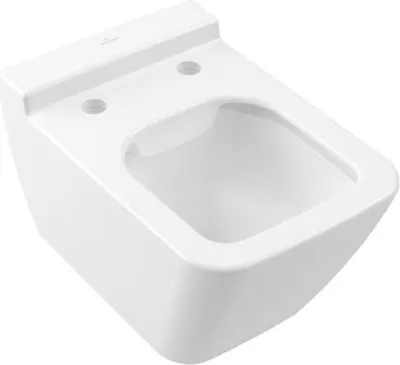 Produktbild von Villeroy&Boch TSWC spülrandlos Finion 375x560 mm DirectFlush wandh Stone White C+, 4664R0RW