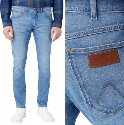 Obrázok produktu pre WRANGLER, Herren Jeanshosen, Straight fit, BRYSON, W36 L32, Blau, Jeans, baggyjeans, buggy