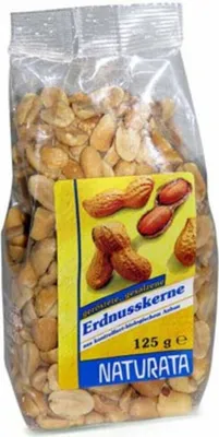 Produktbild von Naturata Erdnusskerne, geröstet und gesalzen 125g