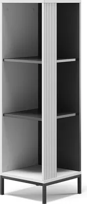 Produktbild von Bücherregal Vicco Eliza Weiß 36 x 120 cm mit 3 Fächern, Model 56404