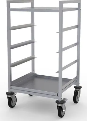 Produktbild von CHEFGASTRO Geschirrkorbwagen 500X500 BxTxH 555x500x1060mm