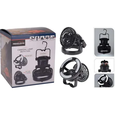 Obrázek produktu pro Kempingová lampa s ventilátorem 18LED REDCLIFFS OUTDOOR CY8900630