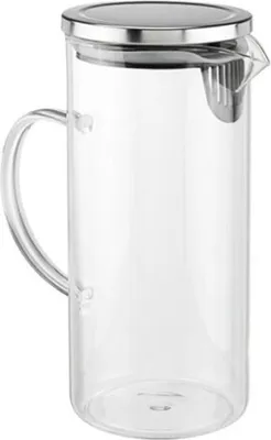 Image de Cruche en verre 1,3 l  Cruche réfrigérante  avec couvercle