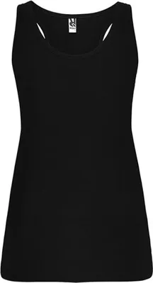Produktbild von Roly CA6535 | Damen Brenda Tank Top, Single Jersey - Farbe: Black 02 - Größe: XL