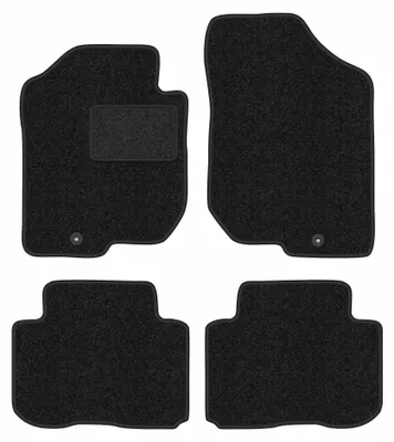 Obrázok produktu pre Velúrové autokoberce pre: Kia Carens III 2006-2010 (minivan) – sada 4 ks, antracitové, na mieru – Wielganizator ANTHRA