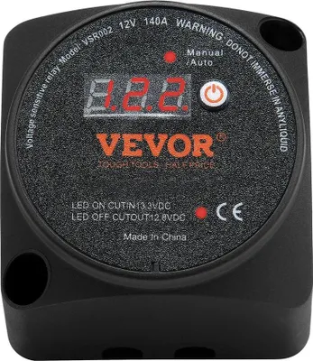 Obrázek produktu pro Rozdělovací relé Napěťové relé 12 V 140 A Dvojitý izolátor baterie