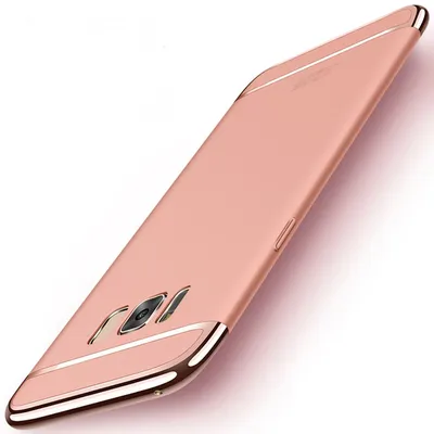 Productafbeelding van Beschermhoes voor Samsung Galaxy S8, bumper, 3-in-1 hoes, roze goud
