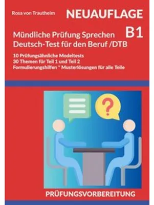Zdjęcie produktu dla Mündliche Prüfung Sprechen B1 Deutsch-Test für den Beruf /DTB