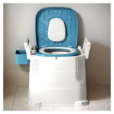 Produktbild von Campingtoilette | Toilettenstuhl für Senioren und Babytöpfchen Nachttopfstuhl für Schwangere