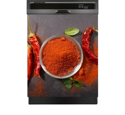 Produktbild von Aufkleber sticker 60x70 cm Dekorative folie Spülmaschine - Paprika Gemüse