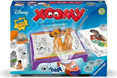 Immagine prodotto di Tavolo da disegno Xoomy Maxi Disney, 72 motivi, tra cui Il re leone, Stitch e le principesse Disney, dai 6 anni in su