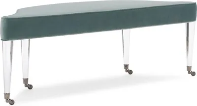 Produktbild von Hocker Zimmer Polster Textil Stoff Modern Hocker Design Bänke Wohn Schlaf Bank