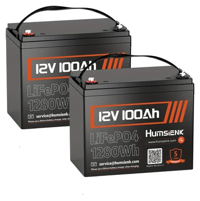 Obrázok produktu pre Li-ion batéria - LiFePO4 batéria - Nabíjateľná batéria - Hlbokovybíjací akumulátor - 12V 100Ah - Životnosť viac ako 15 000 cyklov