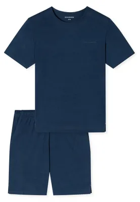 Produktbild von Schiesser Herren Schlafanzug kurz Gr. 52 admiral