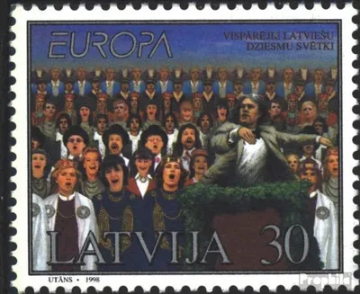 Produktbild von Briefmarken Lettland 1998 Mi 476 (kompl.Ausg.) postfrisch Feste