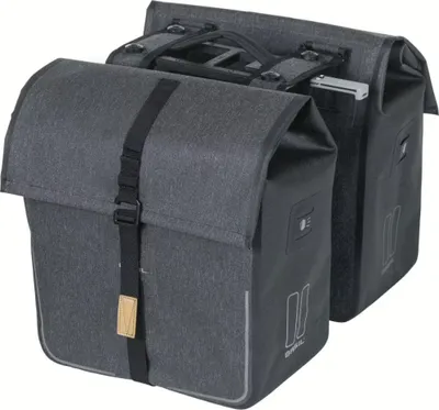 Produktbild von BASIL Doppeltasche Urban Dry MIK 2.0 - 50 Liter, wasserdicht, MIK-Adapterplat...