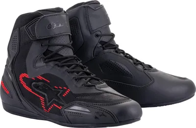 Obrázek produktu pro boty FASTER-3 RIDEKNIT, ALPINESTARS (černá/tmavě šedá/červená, vel. 45,5)