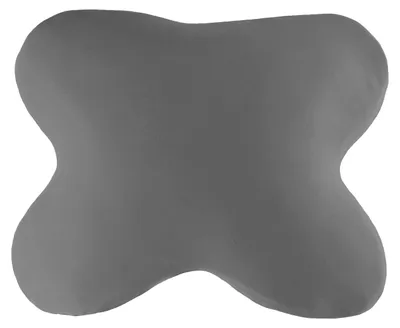 Produktbild von Kissenbezug für Schmetterlingskissen, 55 x 47 cm / 56 x 48 cm, weicher Jersey, 100 % Baumwolle, schiefergrau