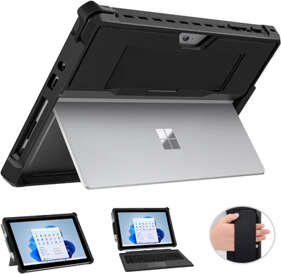 Produktbild von MoKo Hülle für 10,5" Microsoft Surface Go 4/Go 3/Go 2/Go 2018,Schwarz