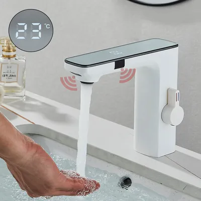 Produktbild von Sensor Wasserhahn Bad Waschbecken Waschtischarmatur Einhebel Mischbatterie