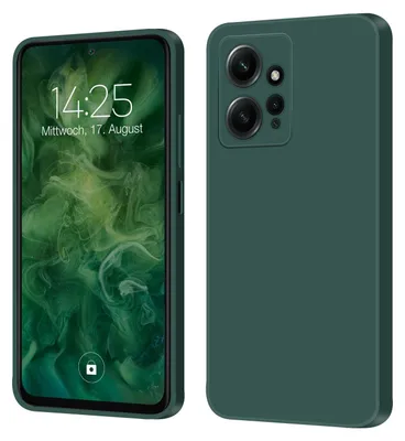 Produktbild von Hülle für Xiaomi Redmi Note 12 Case Cover Bumper Smartphone Softgrip Schutzhülle Farbe: Grün