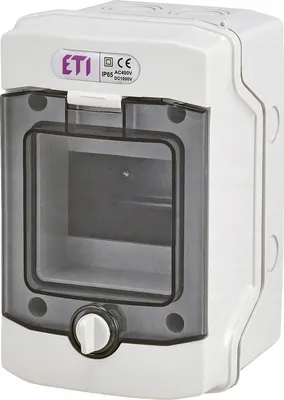 Obrázek produktu pro Eti-Polam Modular distribution board 1x4 surface-mounted transparent IP65 ECH-4G DIDO (001101060)