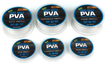 Produktbild von Fox Edges PVA Mesh refill Slow Melt 5m - PVA-Schlauch, Größe:35mm Wide
