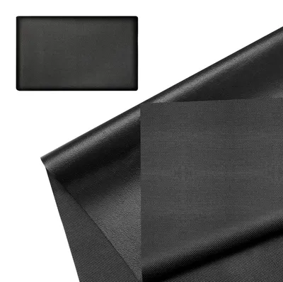 Image de Tapis de sol antidérapant pour voiture, 120 × 100 cm, noir – Découpable, imperméable et anti-salissures, tapis antidérapant en PVC pour coffre, tiroir, moquette, animaux domestiques, cuisine
