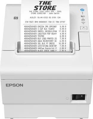 Produktbild von EPSON Bondrucker TM-T88VII weiß [C31CJ57111]