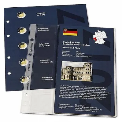 Produktbild von Nachtrag 2017 für Classic-Album für dt. 2 Euro-Gedenkmünzen Rheinland -Pfalz