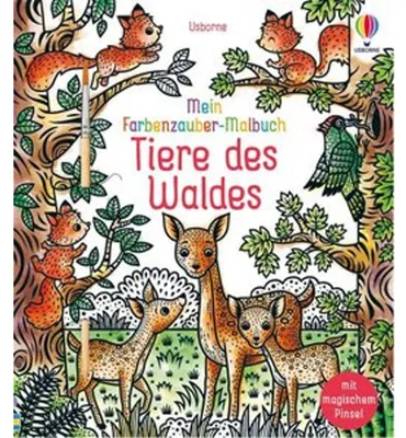 Image de Mein Farbenzauber-Malbuch: Tiere des Waldes