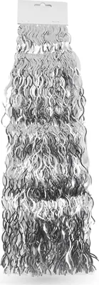 Produktbild von Lametta Weihnachten als Deko & Dekoration zu Advent an Weihnachten (Silber)
