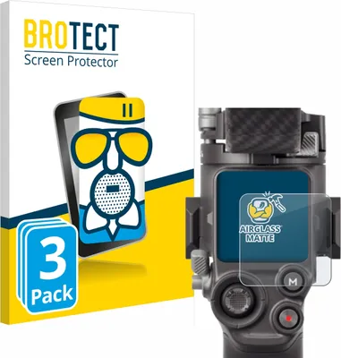 Produktbild von 3x BROTECT Entspiegelungs Schutzglas für DJI RS 4 Pro Schutzfolie Panzer Folie Glas Display Schutz matt