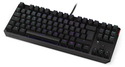 Obrázek produktu pro Mechanická klávesnice TKL (80 %) s červenými spínači, klávesy z materiálu PBT a severským rozložením