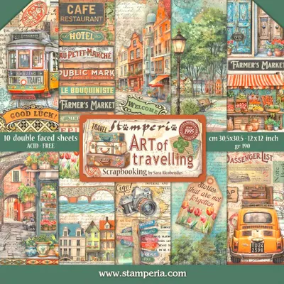 Produktbild von Scrapbook-Block "Art of Travelling"
