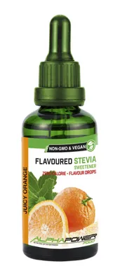 Produktbild von Stevia Flavours 50ml JUICY ORANGE