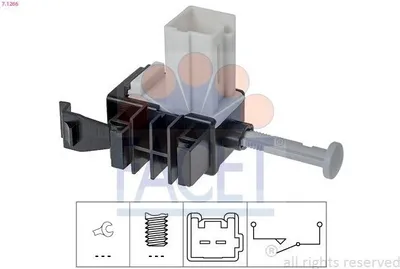 Produktbild von FACET Kupplungsschalter (GRA) 7.1266 für MAZDA 3 (BK) mechanisch